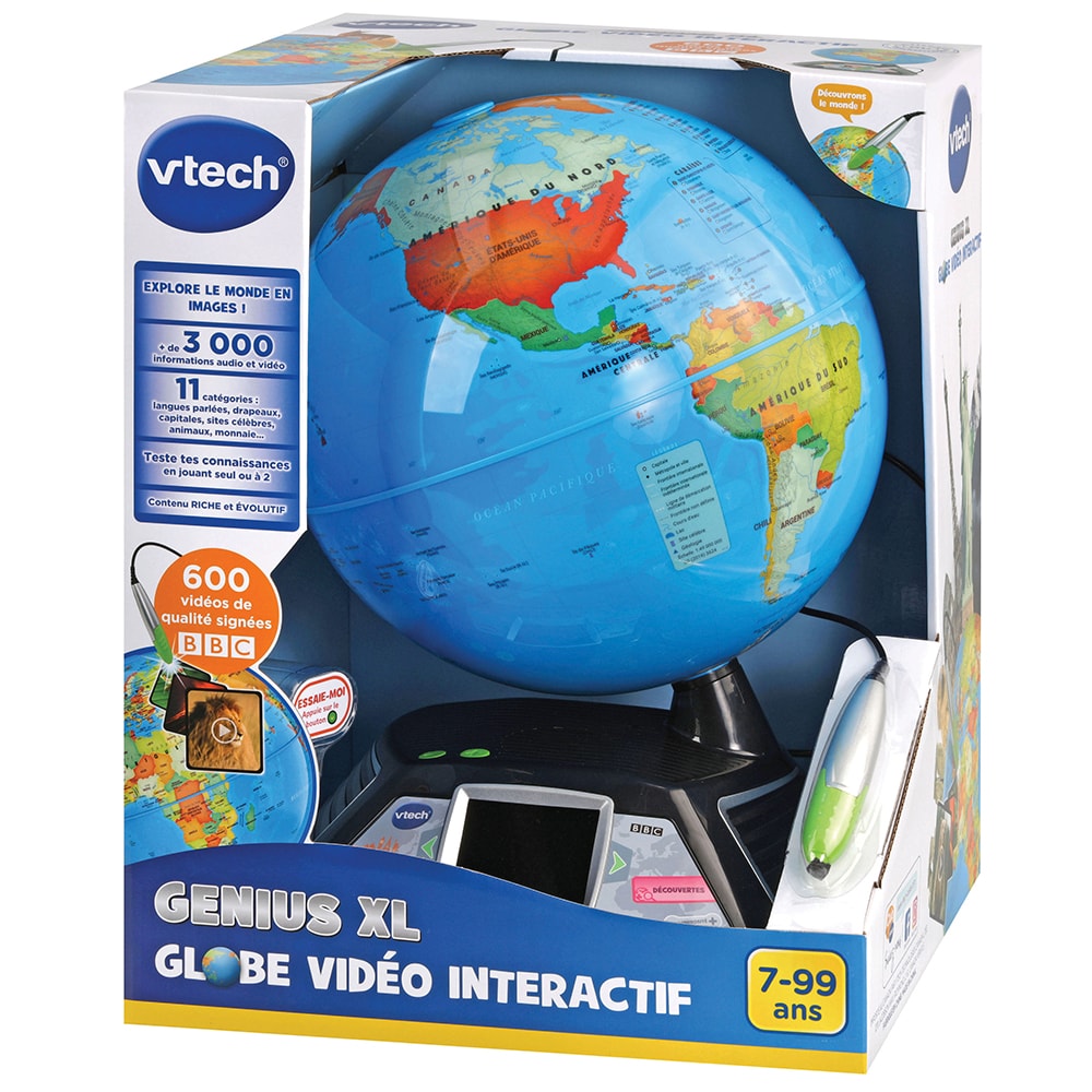 Genius XL - Microscope vidéo interactif pour explorer le monde, dès 7 ans