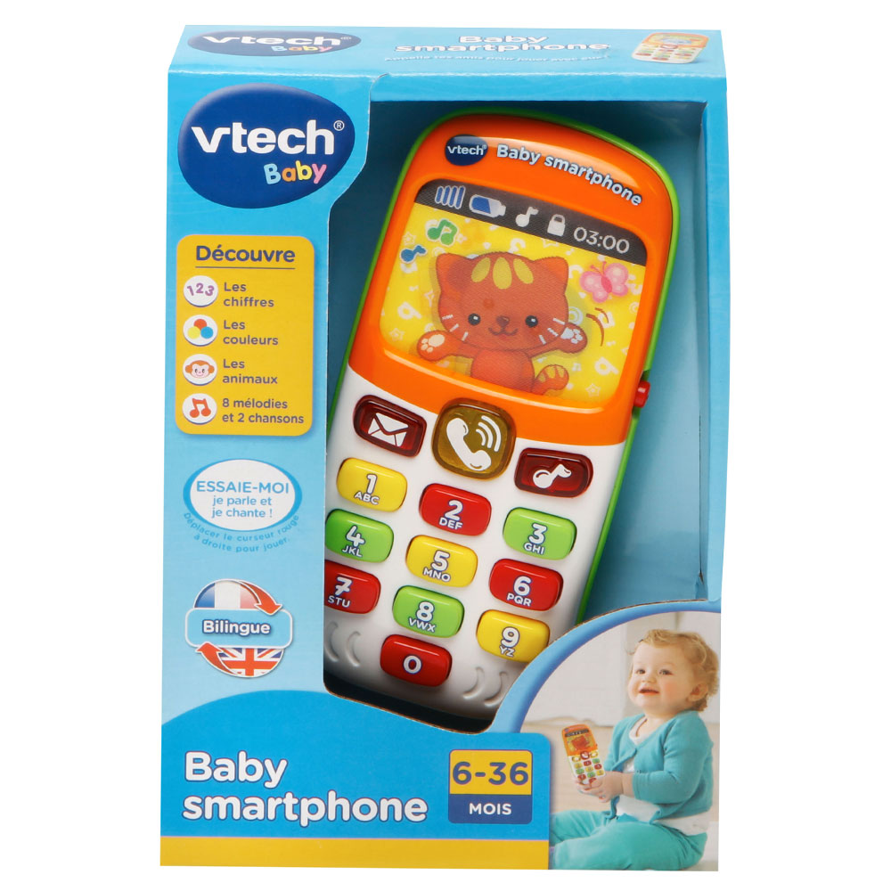 8 Piles Duracell Ultra Power Piles Alcalines Type AAA Lot Vtech Baby Smartphone Bilingue 