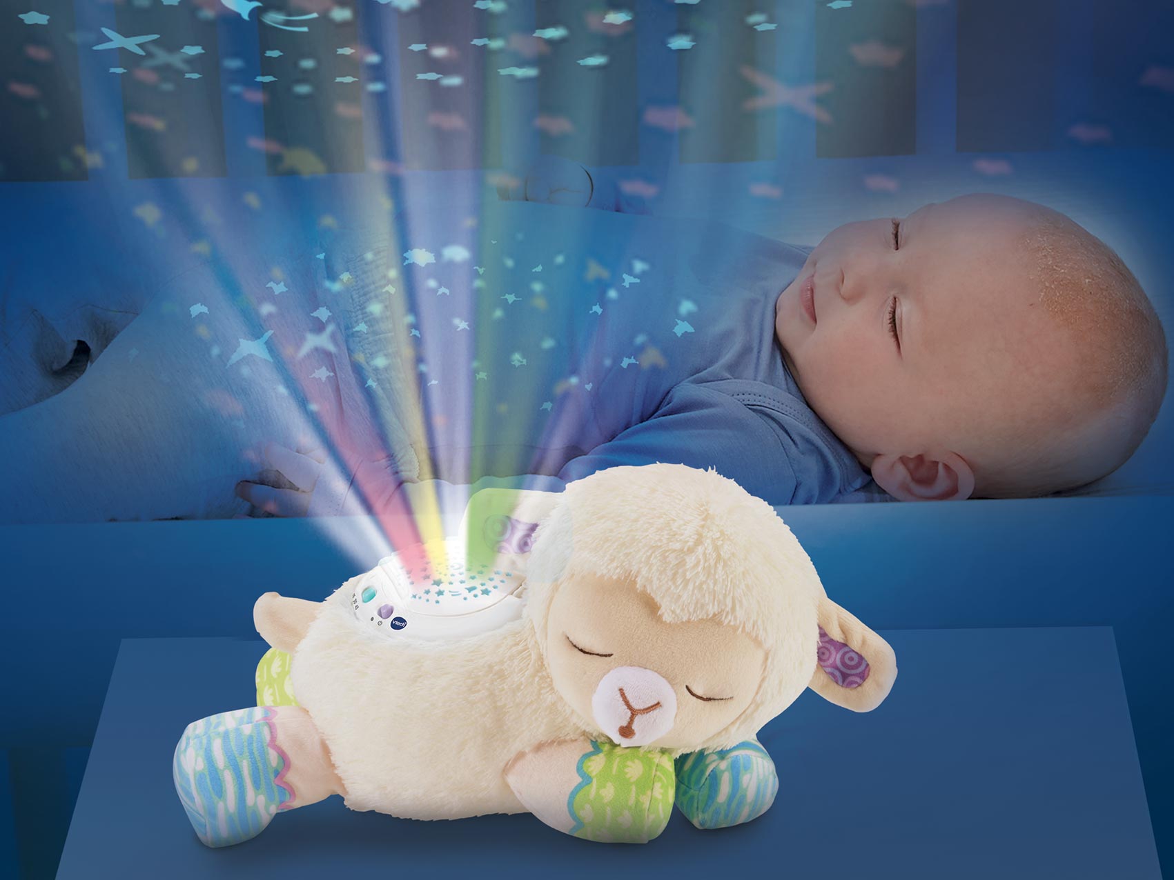 Toupie bébé, son et lumière, Vtech - VTech | Beebs