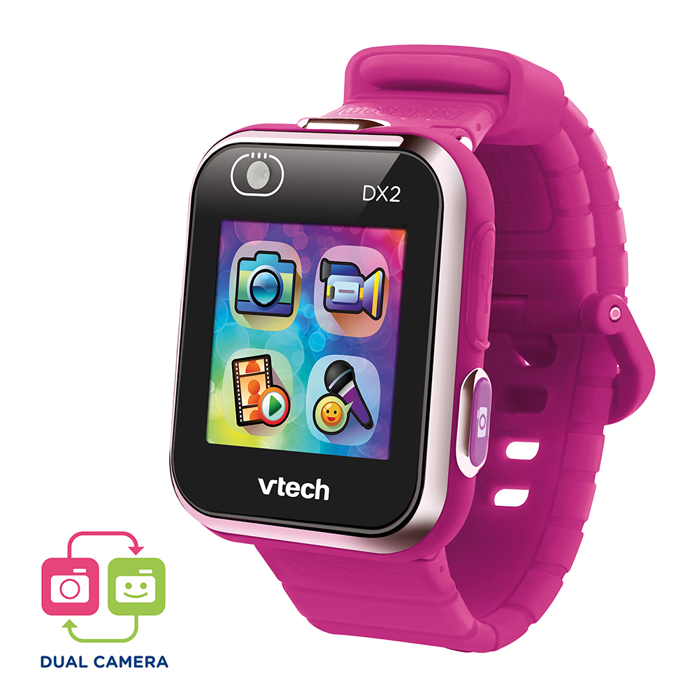 T Extra incompleto VTech - Kidizoom Smartwatch DX2 color frambuesa, Reloj inteligente para  niños