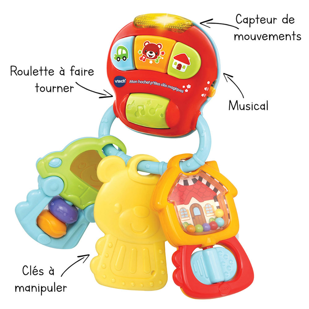 Mon Hochet P Tites Cles Magiques Hochet Musical Bebe Vtech Baby Mon Hochet P Tites Cles Magiques Hochet Musical Bebe Vtech Baby