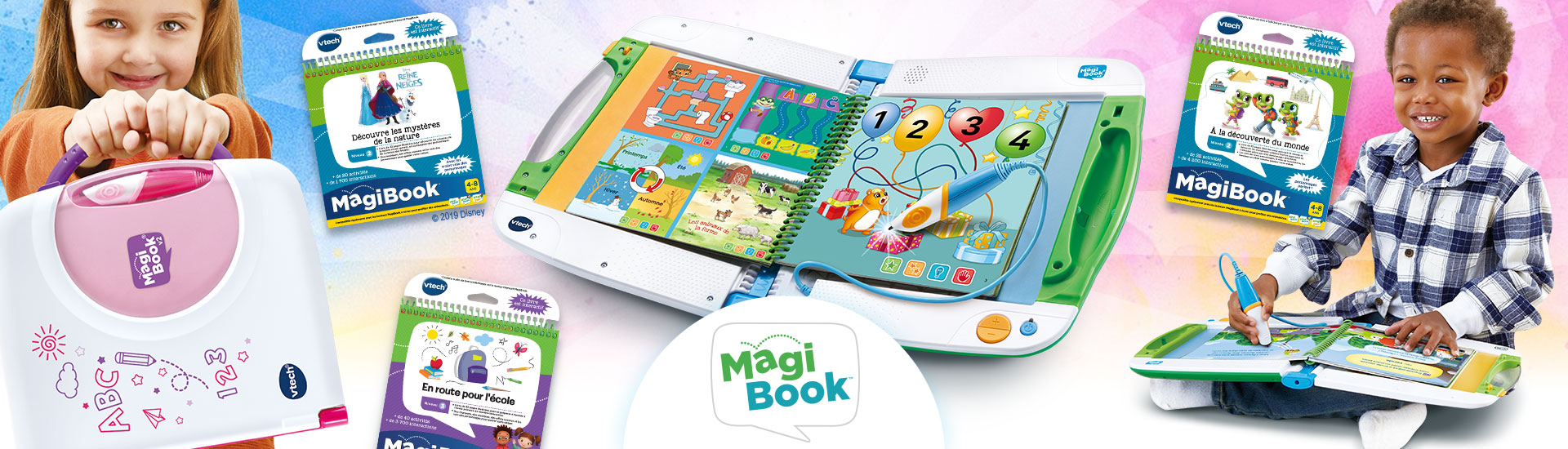 VTech Magibook 80-480504 Learning Level 1 Shapes and Colours – TopToy