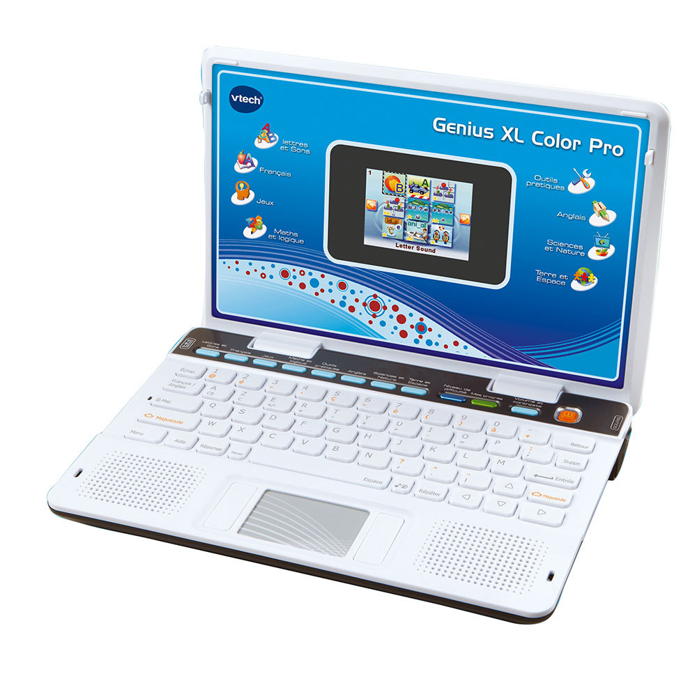 Ordinateur Enfant Genius Xl Color Pro Bilingue Silver Vtech Ordinateur Enfant Genius Xl Color Pro Bilingue Silver Vtech