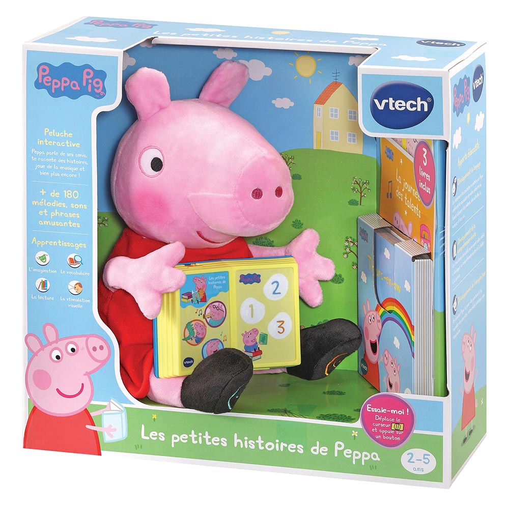 Peppa Pig PP11 Jouet Peppa pour Enfants - Apprentissage interactif et  développement de l'enfant, Reconnaissance des Couleurs et des Chiffres,  comptage