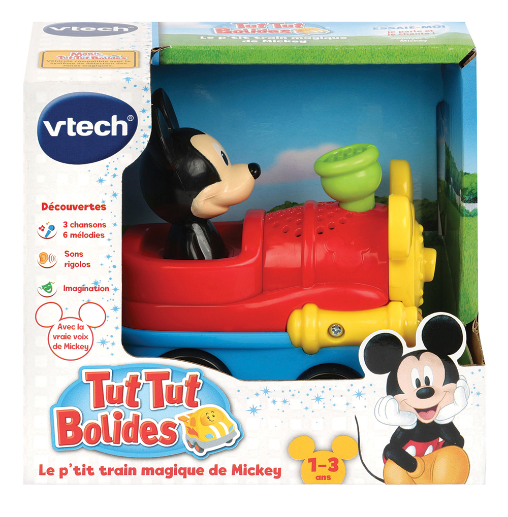 Tut Tut Bolide Vtech Disney le train-circuit de Mickey Complet