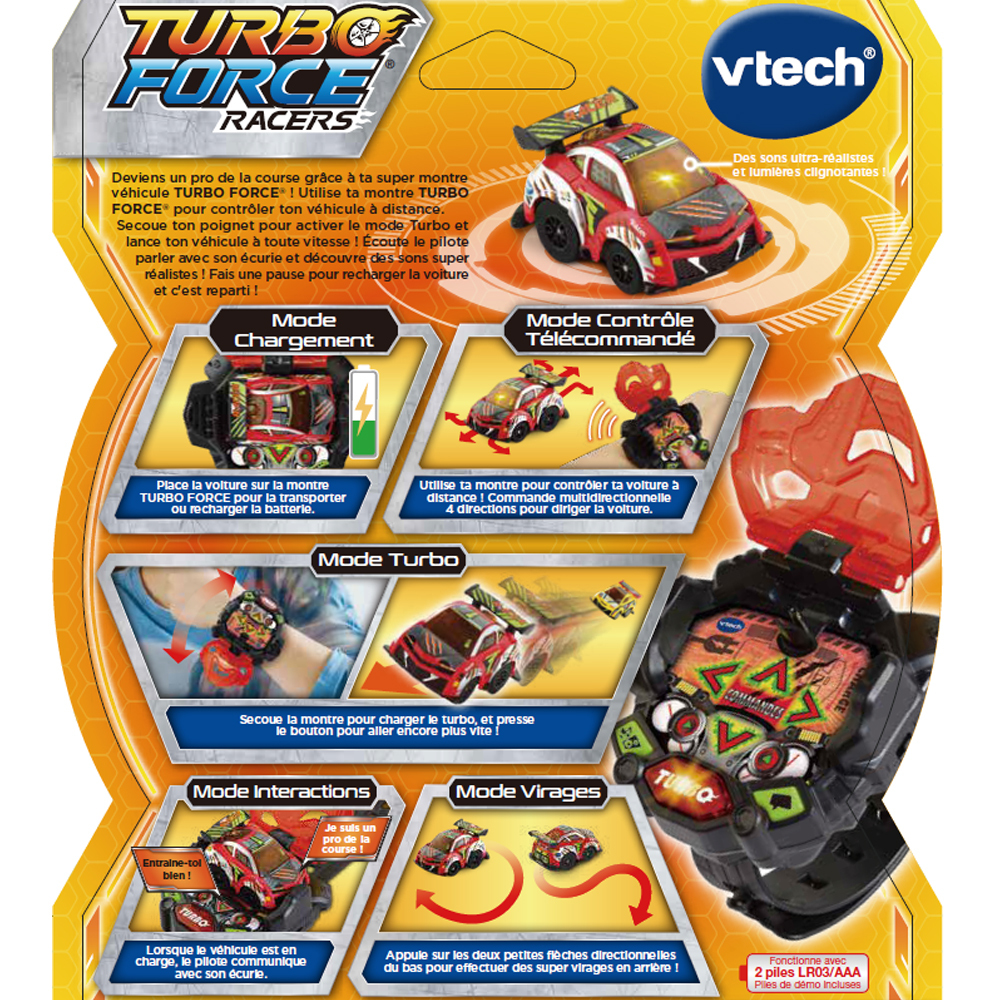 Turbo Force Petite Voiture Radiocommandee Vtech Turbo Force Petite Voiture Radiocommandee Vtech