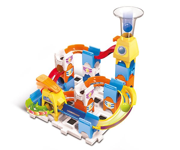 Marble Run Lekebaby Circuit de billes pour enfants Kit pour garçons et filles 180 pièces DIY STEM bâtiments jouets 