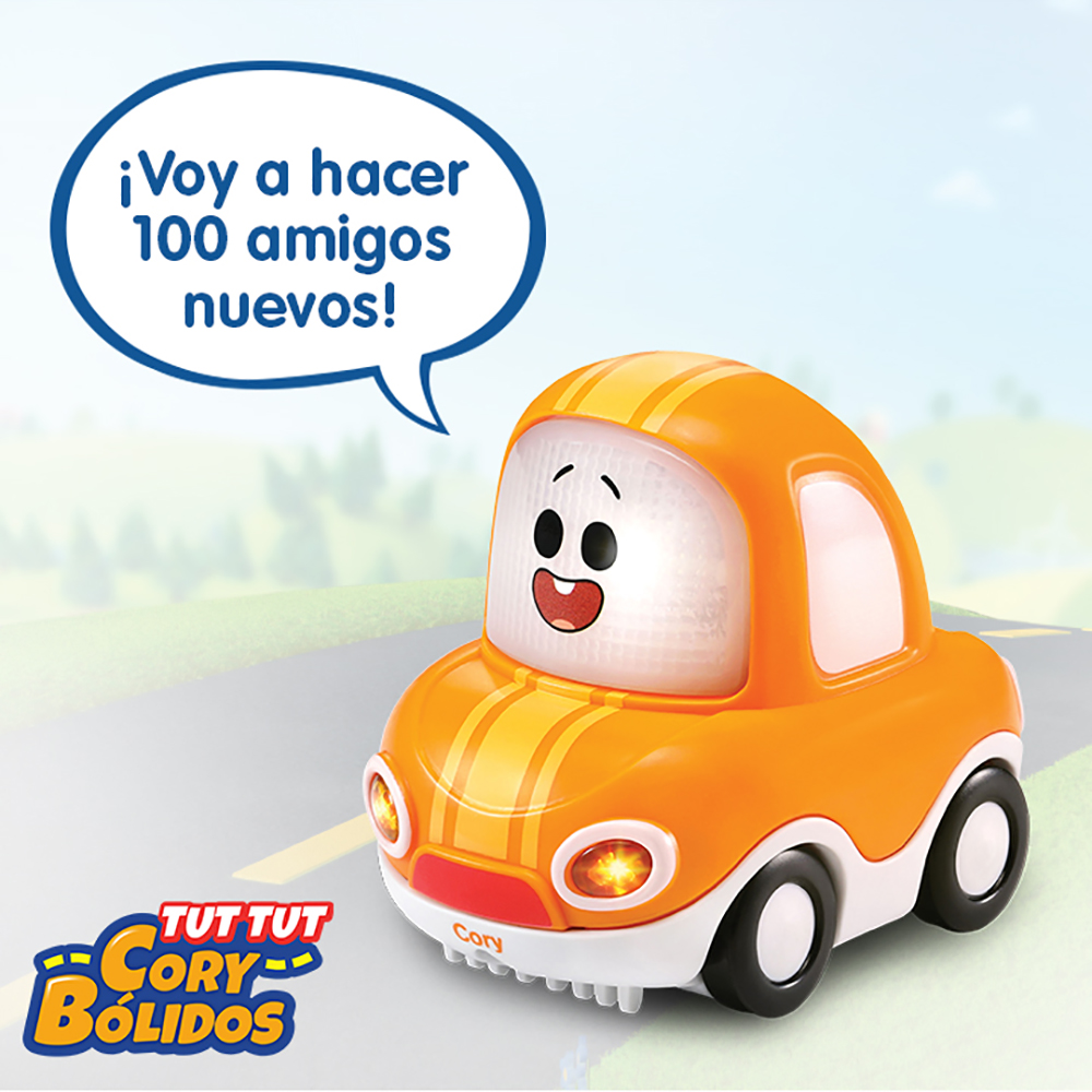 VTech Tut Tut Bólidos – Coche Familiar Interactivo Con Luz, Voz Y Música, Compatible Con La Colección (80-514122)
