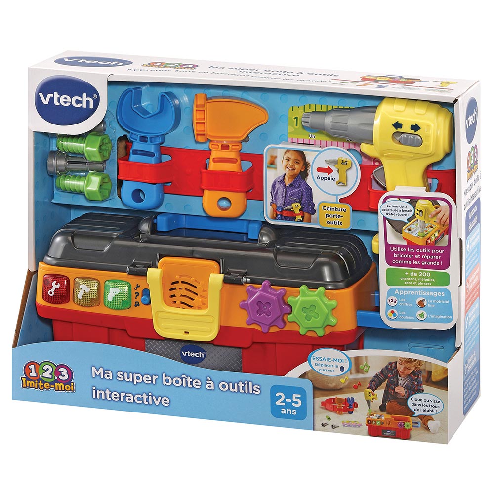 VTech - Boîte à outils pour enfant - Ma super boîte à outils
