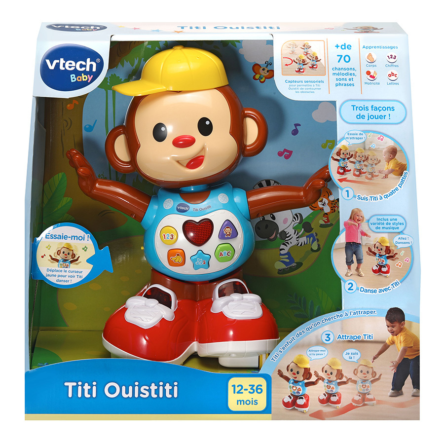 Titi Ouistiti Jouet Singe Interactif Qui Marche Et Danse Vtech Titi Ouistiti Jouet Singe Interactif Qui Marche Et Danse Vtech