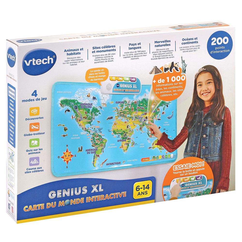 VTECH - Genius XL - Carte du monde interactive - Big Fun Lebanon