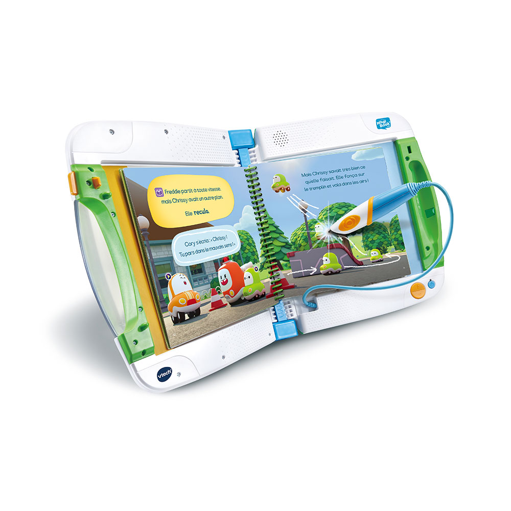 VTech - Livre interactif MagiBook V2 starter pack vert + Livre Cory Bolides