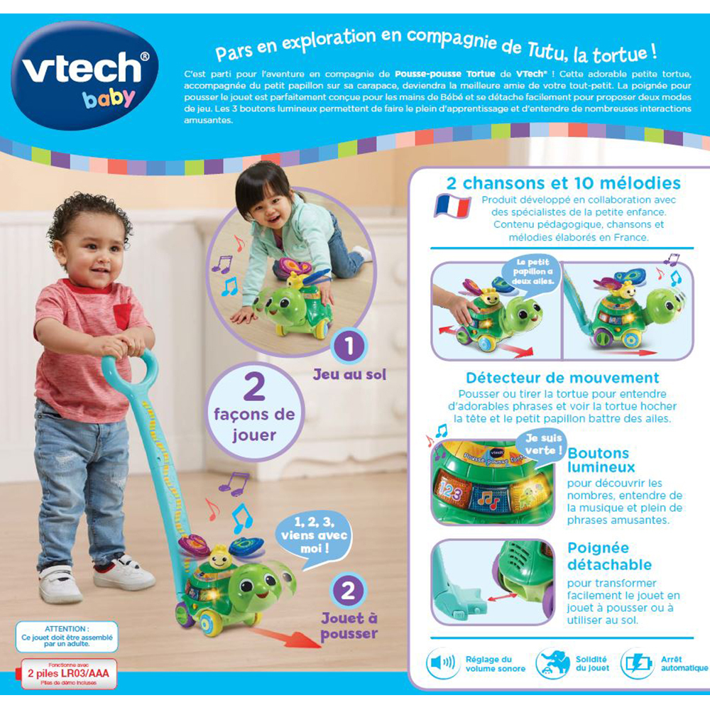 Vtech Tortue Lumineuse Et Musicale Pousse Pousse Tortue Vtech Tortue Lumineuse Et Musicale Pousse Pousse Tortue