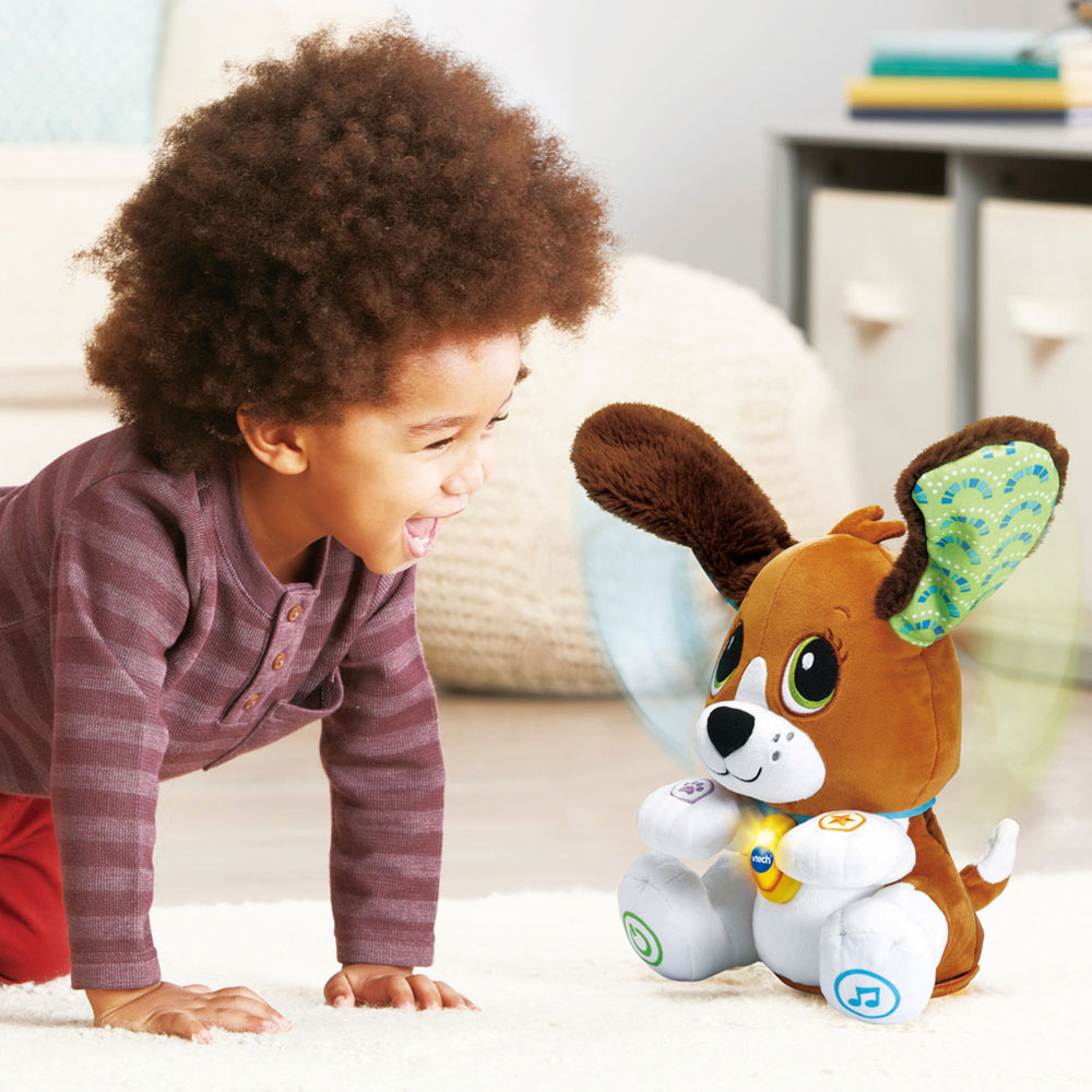 Fisher-Price - Nouveau Puppy Interactif - Peluche interactive - 6 mois